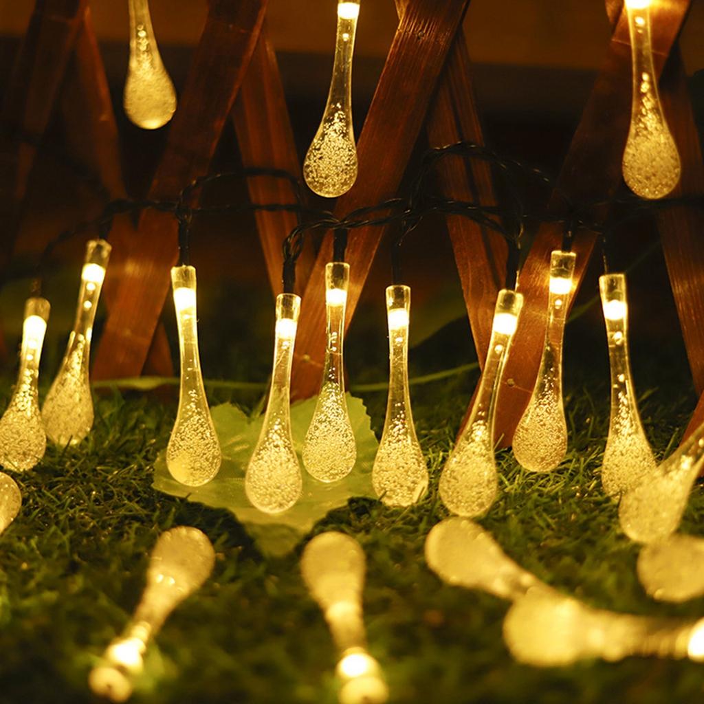 Outdoor Solar String Light Waterproof Solar Story Light Courtyard Fence, Christmas Party Decoration Light