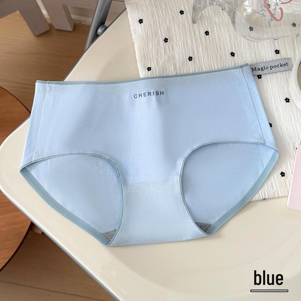 Japanska Söta Sömlösa Damunderkläder i Bomull med Färgblock och Andningsförmåga, Triangelformade