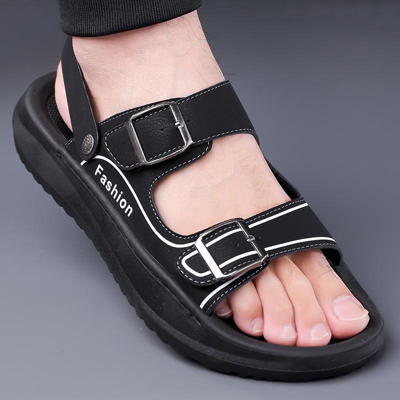 New men's sandals Comfortable sole style Daily office Outdoor leisure beach and tourist walking Summer breathable shoes 38-48