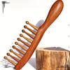 [Wooden Hair Comb] Wooden Wide-Tooth Hair Comb | Scalp Massaging & Detangling, Healthy Hair Care with Smooth Polished Finish, Minimalist Design