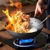 COOKER KING 30cm Flat-Bottom Cast Iron Wok
