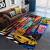 New York City Pop Art Carpet Rug for Living Room Bedroom Home Sofa Decoration,Kids play Non-slip Floor Mat
