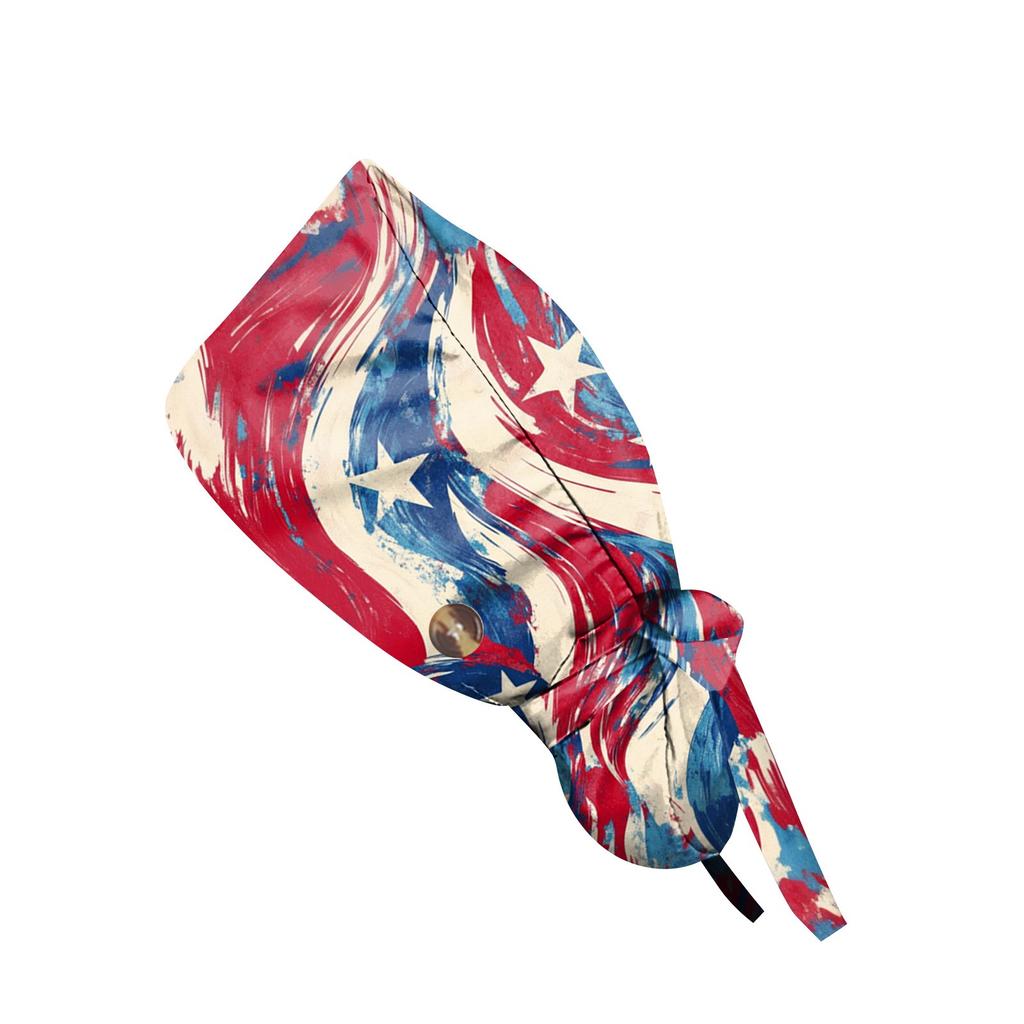 Pracovní čepice s módním potiskem, ležérní dámská čepice do culíku, čepice Wash, čepice Baotou