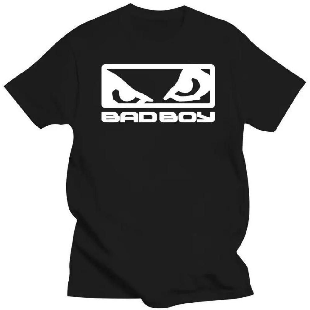 

2024 Чоловічий одяг Футболка з логотипом BadBoy чорна 100% бавовна S-3XL Футболка Літо Відомий одяг Дорослі Повсякденна футболка XXXXXL чорний