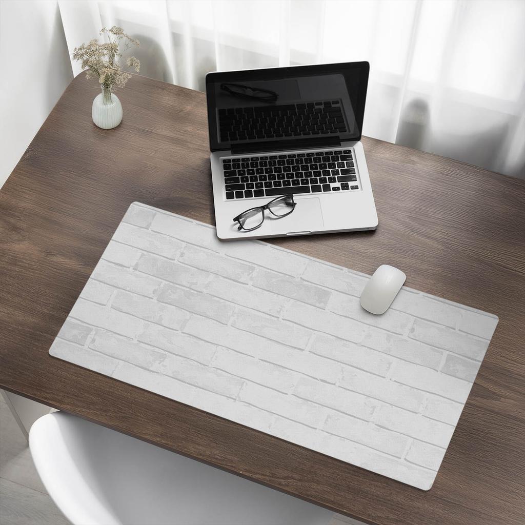 Decorative Desk Mat for Work and Study Retro Brick Wall 90X45 Cm
