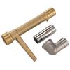 G3/4 Quick Coupler Key Brass Sprinkler Valve Key Stainless Steel Easy Installation Durable Garden