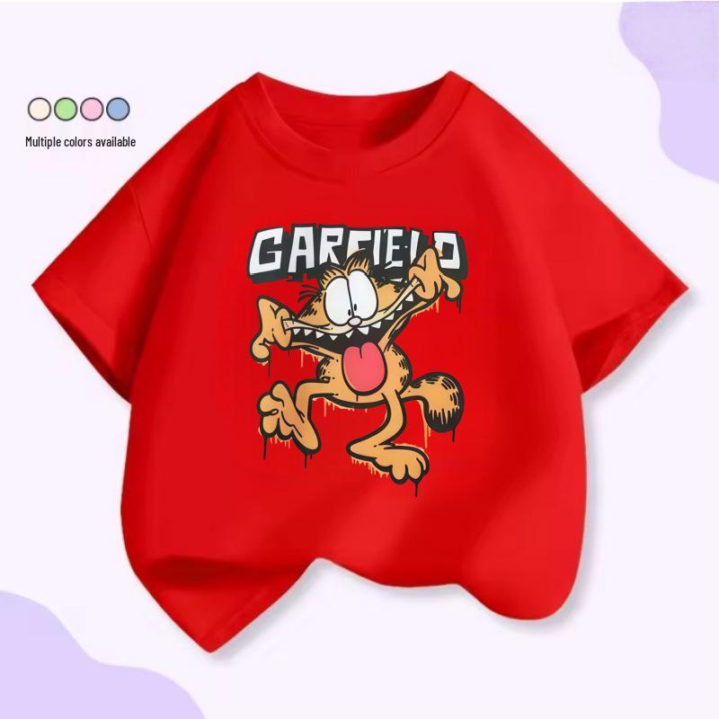 Garfield Graffiti Style Short Sleeve T-Shirt for All Ages
