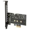 PCIE to SATA Expansion Card 6Gbps PCIE to SATA3.0 M2 NGFF Expansion Card Adapter Card for WinXP for Win7 8 10 11 for