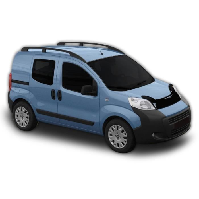 Déflecteur de Capot - SCOUTT - Fiat Fiorino 2007-2019 - ABS Plastique - Installation Facile - Noir