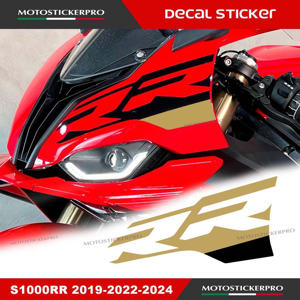 New Sticker Decal 2020-2021-2022-2023 Motorcycle Front Fairing Shell Line Sticker Decal For BMW S1000RR 2019-2024 Hollow LOGO RR