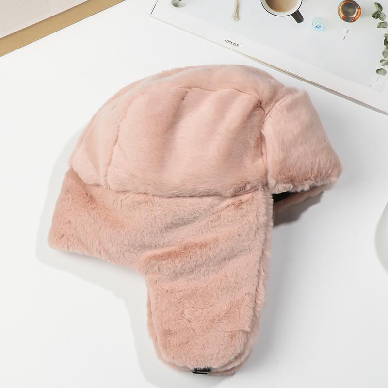 Trapper Thick Plush Earflap Bonnet Snow Caps Russian Ushanka Bomber Hat Winter Hat