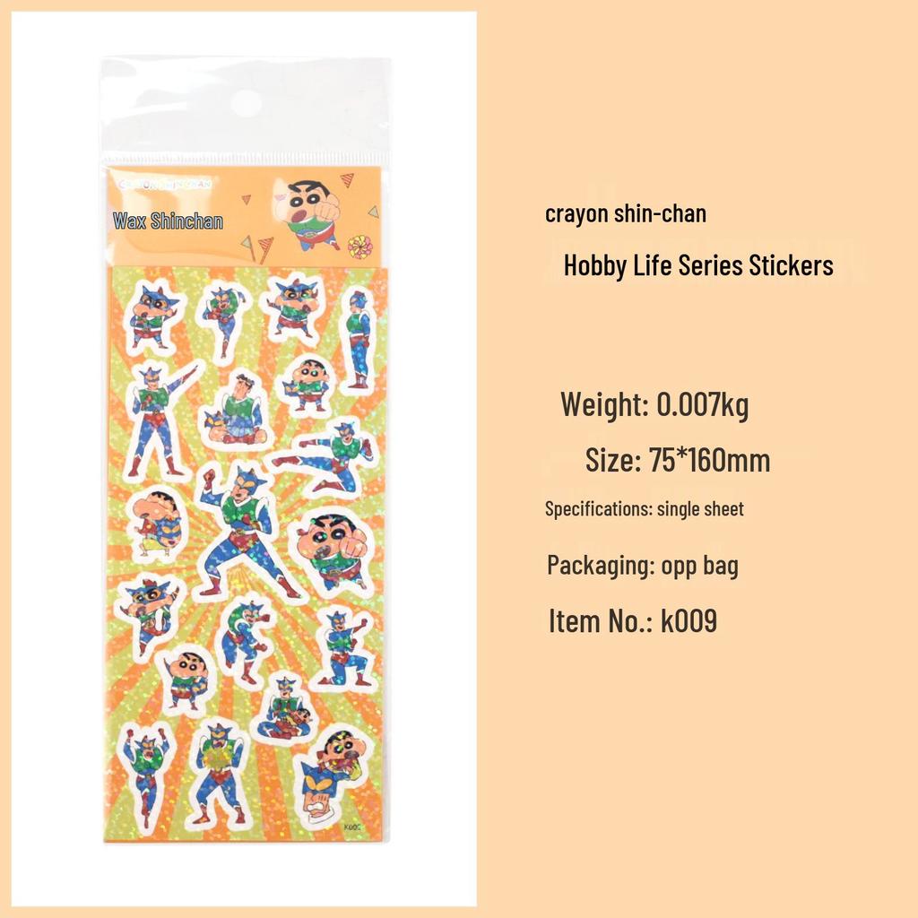 Cartoon Anime Stickers: Crayon Shin-chan, Chibi Maruko-chan, Doraemon – Fun DIY Journal Decals