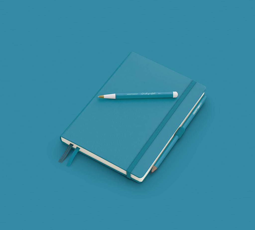 Leuchtturm A5 Grid Ocean Notebook 365495 (Official Import)