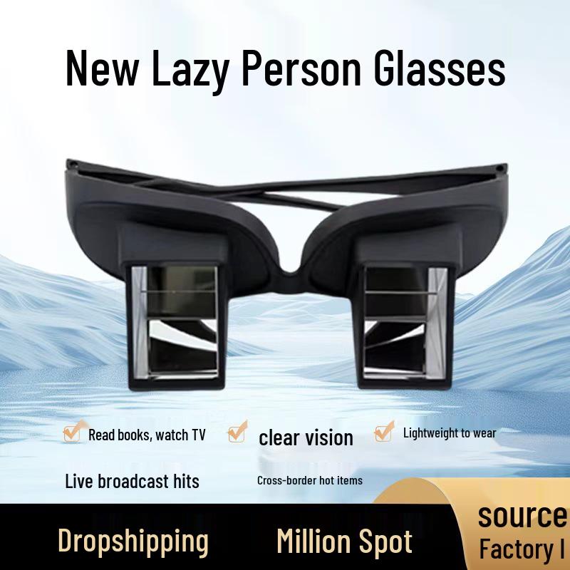 Hands-Free Lying Down Reading Glasses for Bed & Sofa