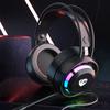 RGB Light Gaming Headset Surround Stereo Sound Earphone Soft Earmuffs Powerful Ergonomic Design Comfortable to Wear