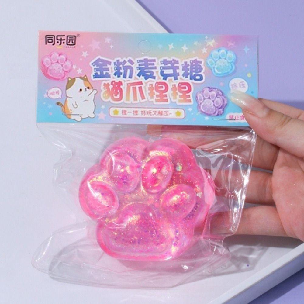 Silikon Cartoon Fidget Spielzeug Langsamer Rückprall Katzenpfote Quetschspielzeug Niedliche Katzenpfote Knetspielzeug Kinder