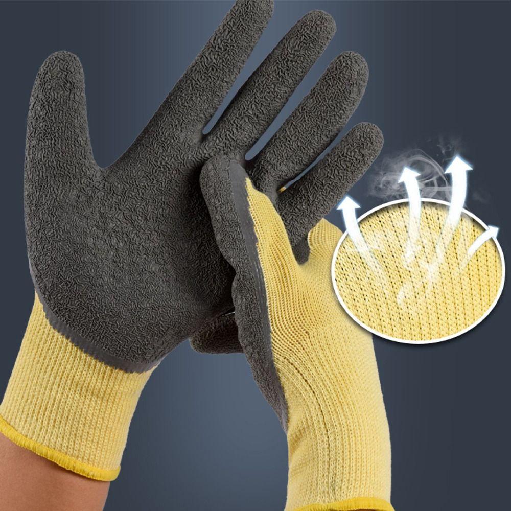 400V Insulating Gloves Flexible Rubber Gloves Mittens Electrician Work Gloves Security Protection