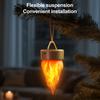 3D Fake Flame Lamp 3 Modes Adjustable USB Rechargeable Simulated Campfire Light Home Indoor Outdoor Tent Decorative LED Night Light