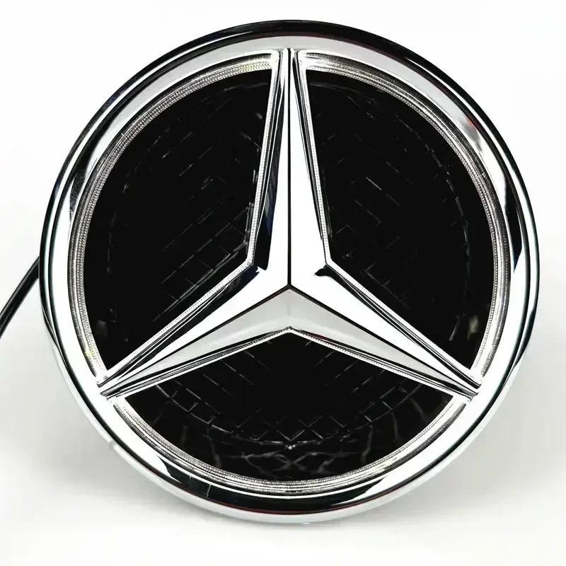 WZKGC1 C200 E200 2025 New For Mercedes Benz Car Front Grilled Star Emblem LED Illuminated Logo White Blue Red Light for Mercedes Benz W