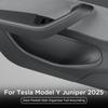LUCKEASY for Tesla Model Y Launch 2025 Juniper Car Front Rear Door Holder Door Handle Storage Box Accessories Tray Organizer TPE