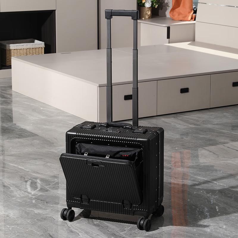 Front-Opening Hardshell Rolling Luggage