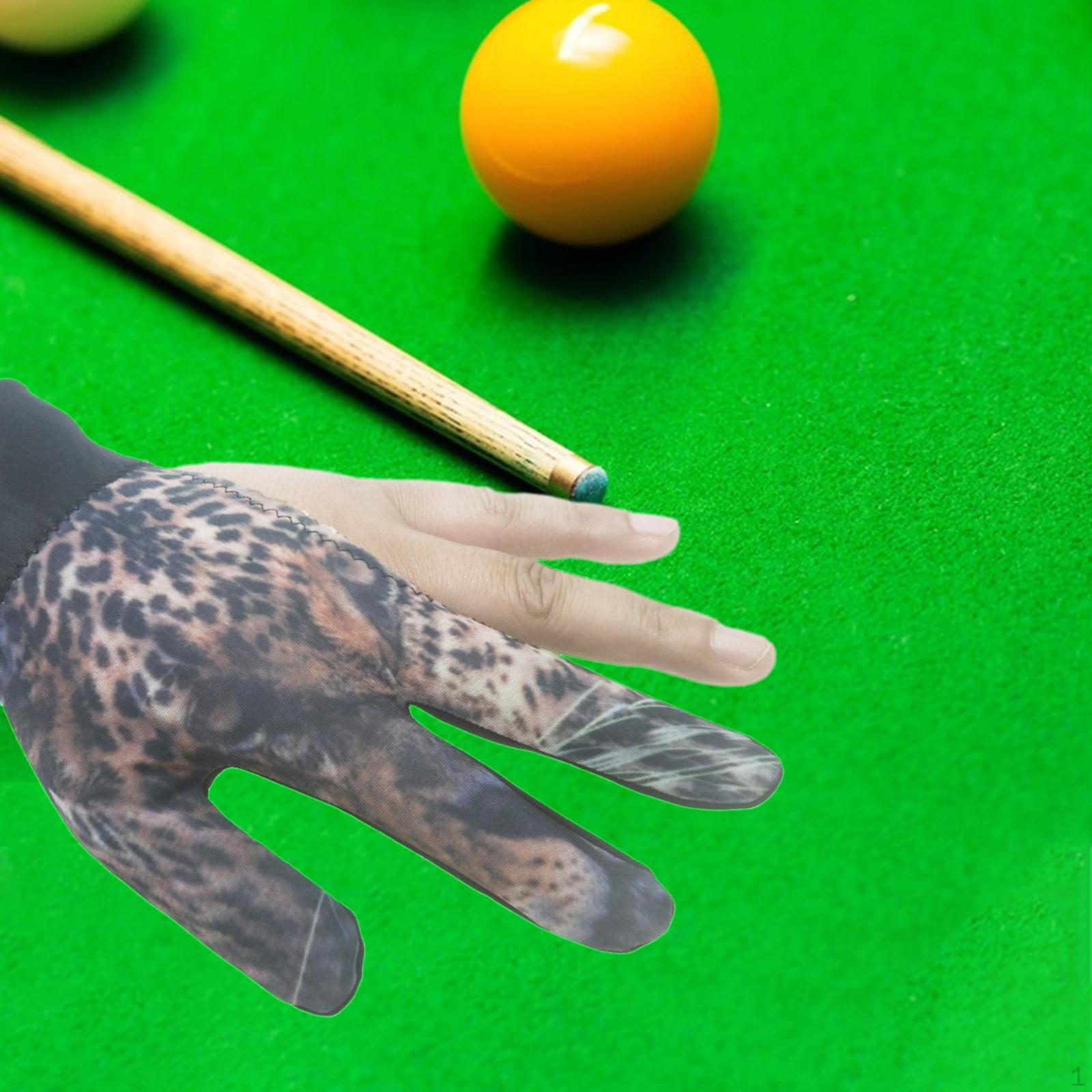 

Бильярдные перчатки с 3 пальцами, эластичные женские и мужские нескользящие дышащие перчатки, бильярдный кий, бассейн Style D