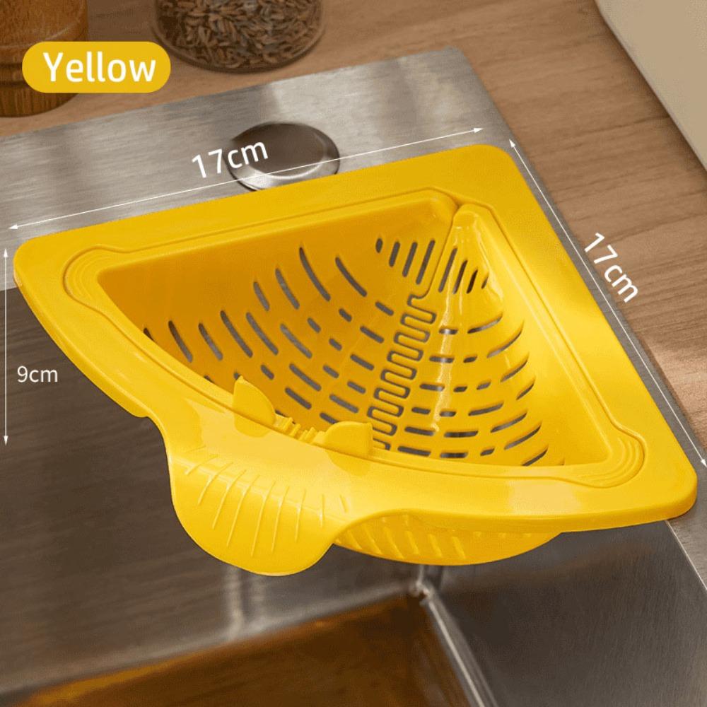 Triangle Sink Drain Basket Magnetic Kitchen Sink Trash Boxes  Kitchen Supplies