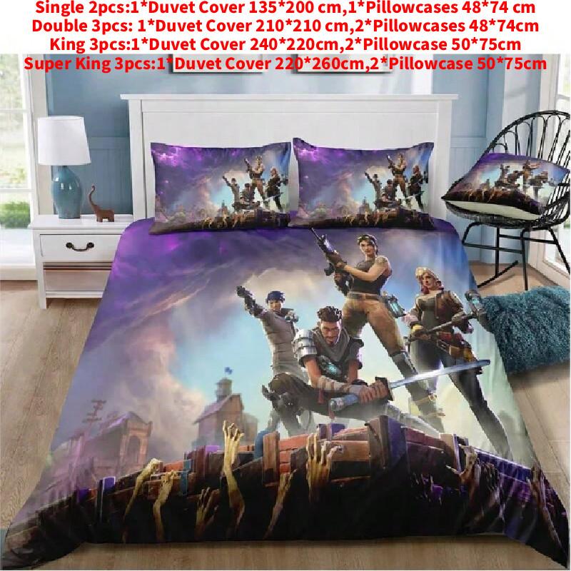 Quilt Suit Bedding Cover 3d Printed Bedroom Bed Cover Bedclothes Set
