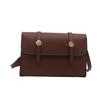 European and American Fashion Simple Retro Foreign Style Bag Women's Bag 2025 Autumn New Small Square Bag Oblique Span Handbag