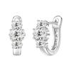 New Luxury Earrings 14K Gold Filled 0.5ct Oval Moissanite Clip-On Earrings Trendy Party Engagement Mother's Day Gift