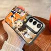 Haikyu Nishinoya Yuu Phone Case For Black lMDColor Silver Shell For Samsung A56 A16 A55 A15 A35 A25 A54 A14 A34