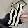 Fashion Simple Black Wavy Striped Phone Case For iPhone 16 17 15 14 13 12 11 Pro Max 16E 17Air Shockproof Protect Soft Cover