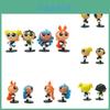 Die Powerpuff Girls Actionfigur Blossom Bubbles Buttercup Modellpuppen Spielzeug für Kinder Heimdeko Geschenke