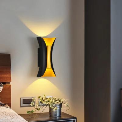 Creative LED Wall Lamp Wireless Up Down Light Outdoor Wall Light Two-Way Lighting IP65 Waterproof Bedside Lamp Garden Lighting