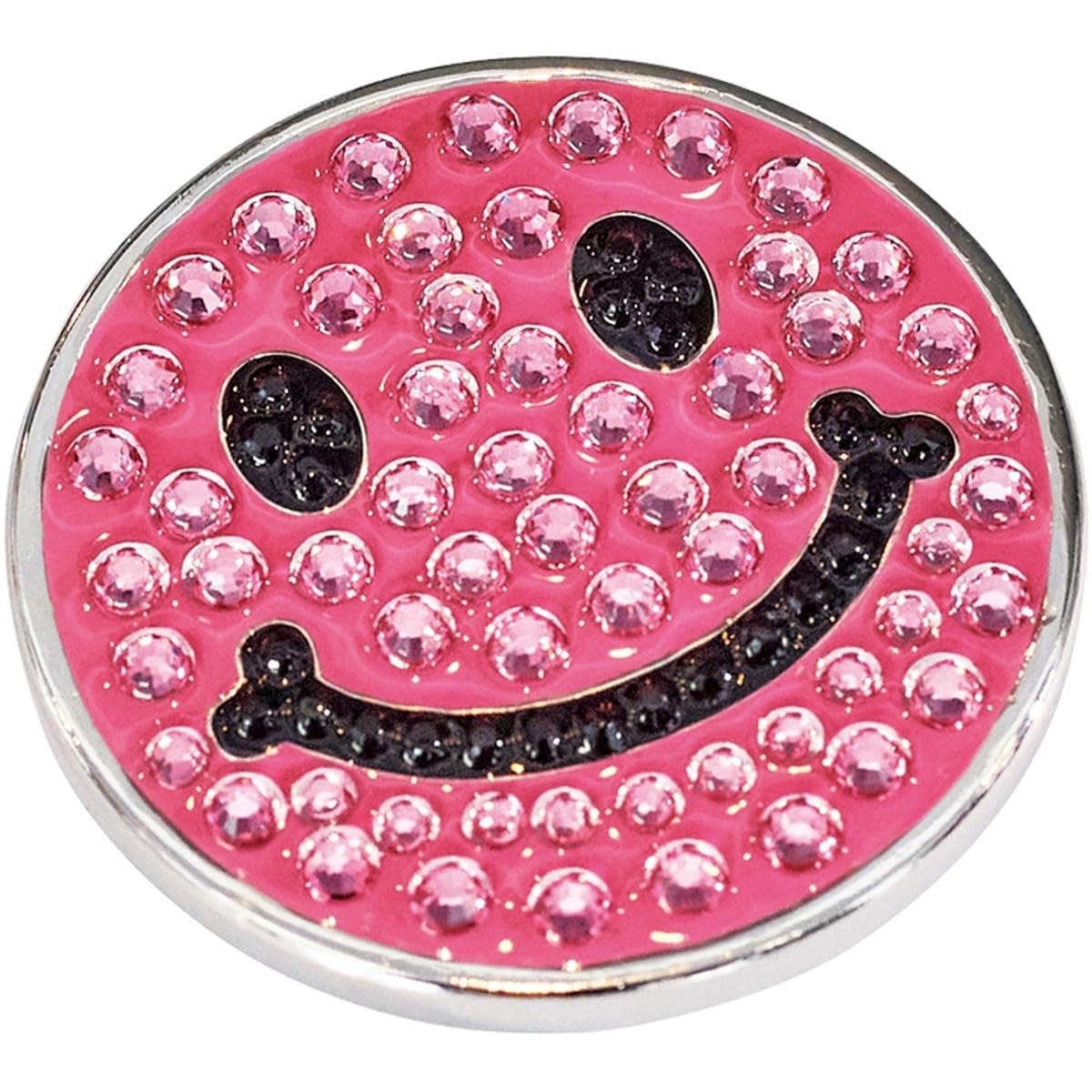 

WINWIN STYLE МЕГА МАРКЕР Кристалл Камень Улыбка Нико РОЗОВЫЙ MC-202 Маркер для гольфа