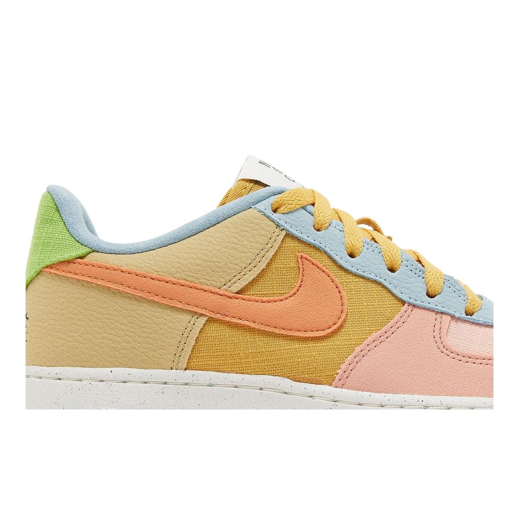 Nike Air Force 1 Low '07 LV8 Next Nature Grade School 'Sun Club - Multi' (Unisex) Sanded Gold / Wheatgrass / Light Madder Root / Hot Curry