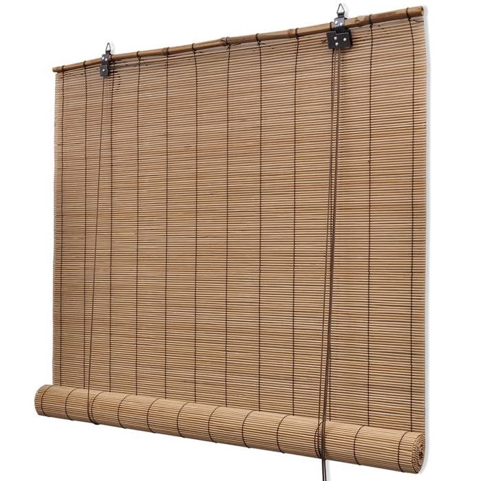 VidaXL Store roulant Bambou Marron 150 x 220 cm