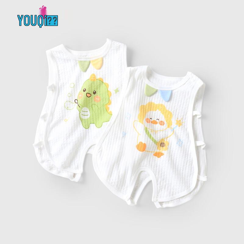 Youqi Baby Summer Thin Sleeveless Romper
