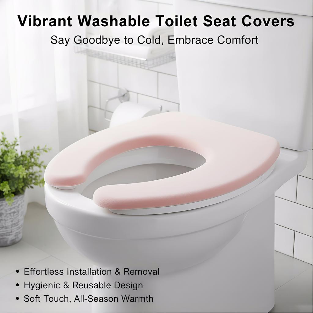 Toilet Seat Cover Allseason Waterproof Household Toilet Seat Pad New Model Toilet Seat Cover Easy Clean Simple Install Hygienic