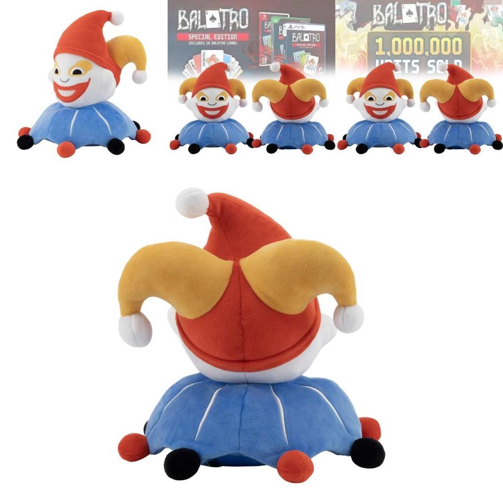 Adorable Balatro Jimbo Plush Soft Blue Clown Game Character Doll For Collectors