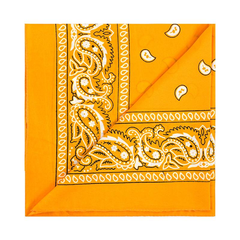 2026 Y2K Girl Square Scarf Women Paisley Hip-Hop Vibe Headband Foulard Hijab Hair Bands Neckerchief Female Head Wraps Bandana