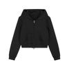 JNBY 2024 Spring Cropped Hooded Sweatshirt