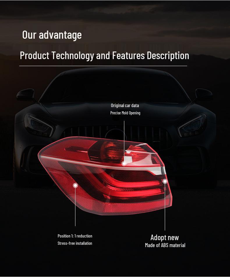 Compatible BMW 2 Series F45 Rear Outer Tail/Brake Light 218, Part Numbers 63217311059/63217311060