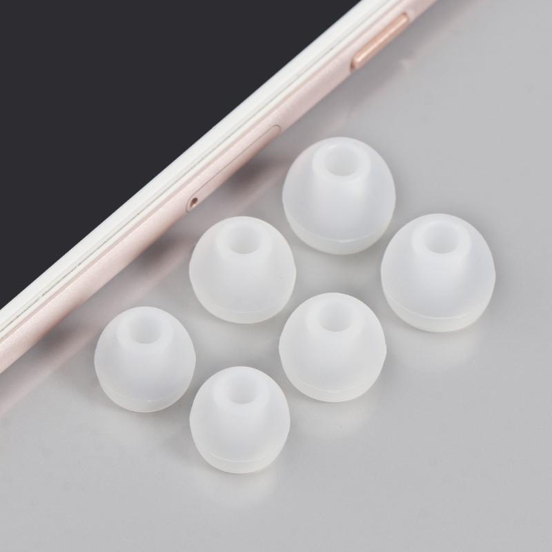 18Pcs Silicone Replacement Earbud Ear Buds Tips for 3.8mm-4.2mm Nozzle Earbuds Earphones,Small Medium Large, S/M/L