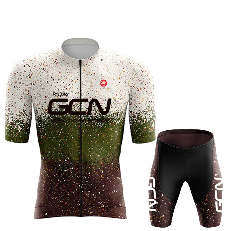 Radtrikot 2025 Herren Sommer Anti-UV Radanzug Atmungsaktiv Rennsport Mtb Fahrrad Sportbekleidung Radbekleidung