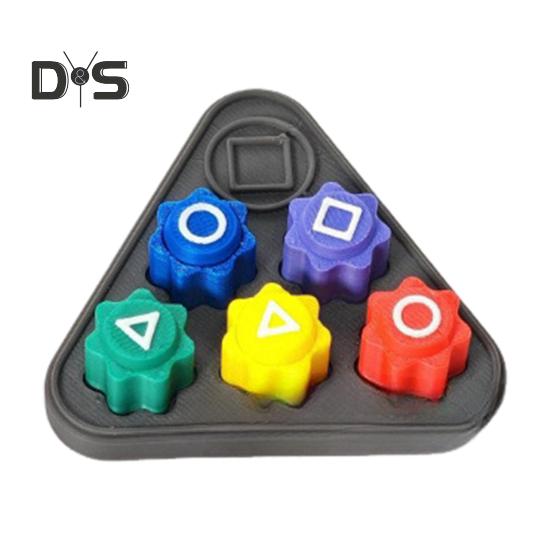 

5/10 шт. Корейская традиционная игра по ловле камней, тренировка координации рук и глаз, игрушки для детей и взрослых, напечатанные на 3D-принтере, для ловли камней A