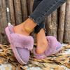 Winter 2024 Women Slippers New Comfortable and Warm Women's Fur Slippers Casual and Fashion Indoor Cotton Slides Zapatos Mujer