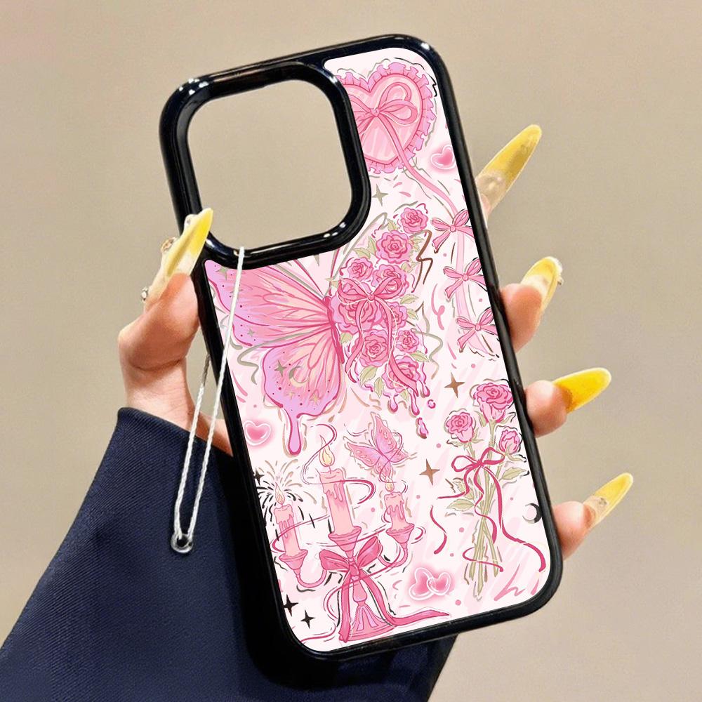 Acrylic Phone Case for iPhone 11 12 13 14 Pro 12 14 16 Pro Max for Samsung A16 A36 A56 S24 FE High-quality Painted Anti-fall Mobile Phone Case