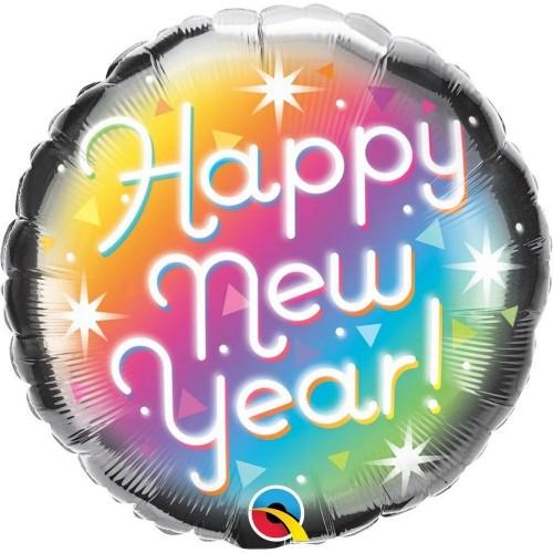 Qualatex Prismatic New Year Foil Balloon