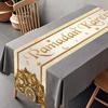 Ramadan Decor Tablecloth EID Mubarak Decor For Home 2025 Ramadan Kareem Islamic Muslim Party Eid Al Adha Gifts Happy Eid Al Fitr